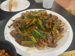 炒牛河（湿）-潮汕美牛肉丸火锅店(天宁寺店)