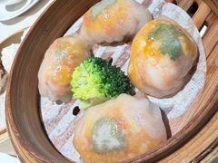 黄椒酱鲜虾钓鱿水晶饺-银灯食府(丽丰国际中心店)