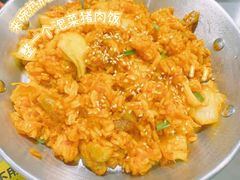 泡菜五花肉炒饭-恩泽家·果味坛子韩国炭火烤肉(白石龙店)
