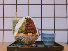 抹茶生乳かき氷-WONDER ICE 萬得冰田(建設路总店)