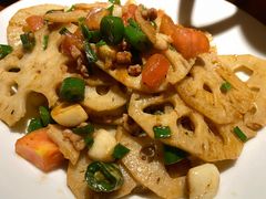 辣炒藕片-绿茶餐厅(蓝色港湾店)