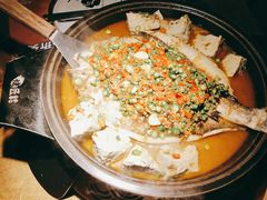 翡翠青椒味豆花烤鱼-烤匠麻辣烤鱼(万象城店)
