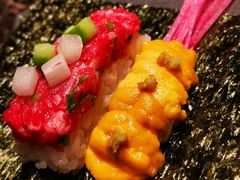 海胆生牛肉手卷-老乾杯和牛烧肉(王府中环店)