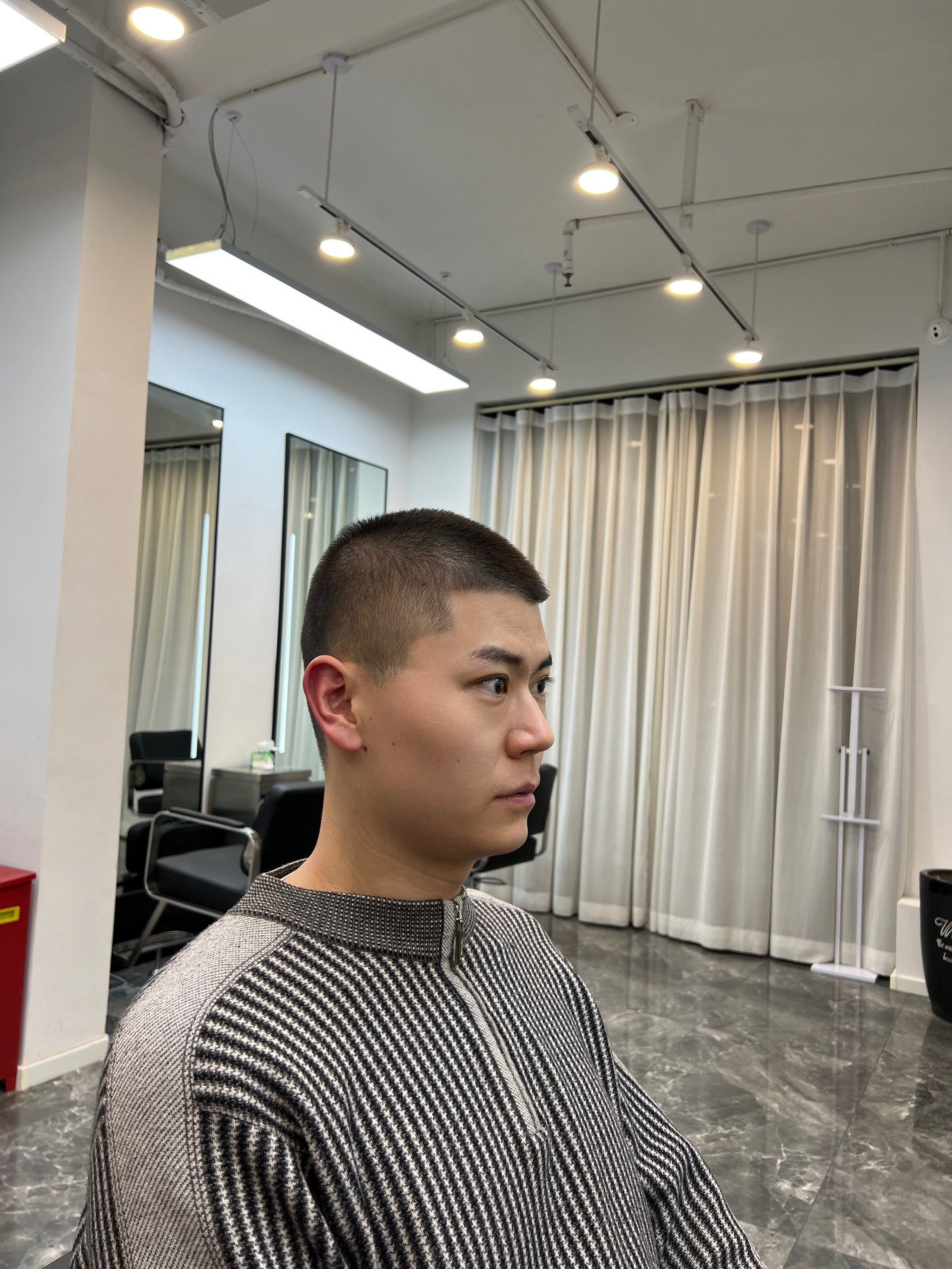 零下13度剃了13毫米寸头🦰