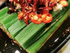 凉拌秋葵-聚味瞿记·龙虾堂(天元店)