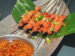 油辣椒炙烤牛肋条串-Ameigo梅果·云贵川bistro(长宁来福士店)