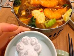 泡菜辣牛肉暖暖锅-池奈·咖喱蛋包饭(熙地港店)
