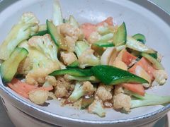 干锅有机菜花-吕氏疙瘩汤·海鲜新鲁菜(凯德mall新都心店)