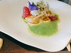 香煎扇贝佐咖喱白花菜泥-王品牛排(珠海富华里店)