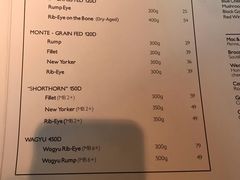 菜单-The Meat & Wine Co Southbank(南岸店)