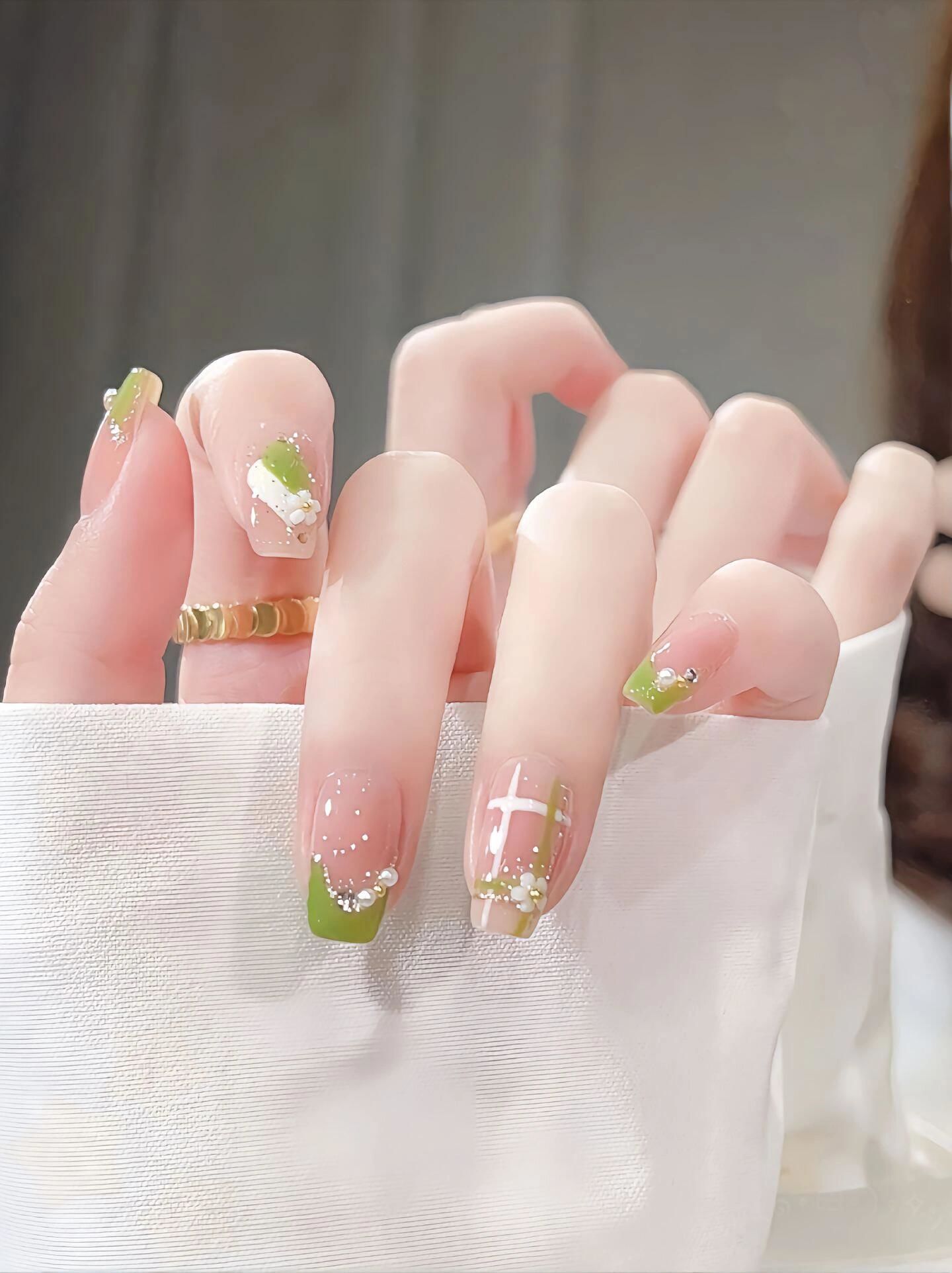 小清新美甲,少女心爆棚✨
