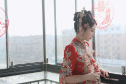 -桃子造型婚纱礼服(凤起广场店)