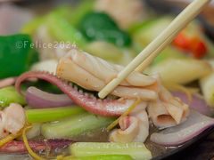 虾酱啫鲜鱿-醉贤居