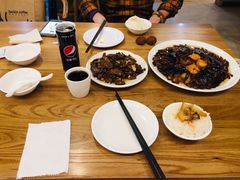 虾仁菊花茄子-陈傻子餐厅(世纪都会店)