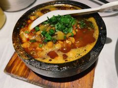 石锅焗猪脑-新蜀会四川豆花(五羊店)
