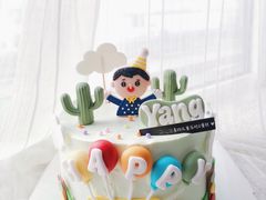 -卡比儿童蛋糕·心意定制·低脂零卡糖动物奶油FancyBALLOON(滨海店)