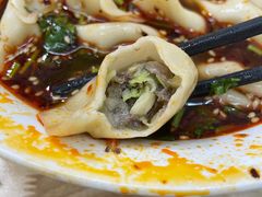 饺子韭黄-清真知感酸汤水饺(回民街店)