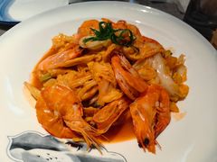 大虾烧白菜-1937青岛老味道·海肠捞饭·青岛菜(大鲍岛栈桥店)