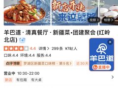 -羊巴道新疆菜·清真(上梅林店)