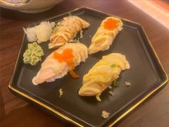 火炙三文鱼寿司四味-鸟鹏烧鸟居酒屋(天河领展店)