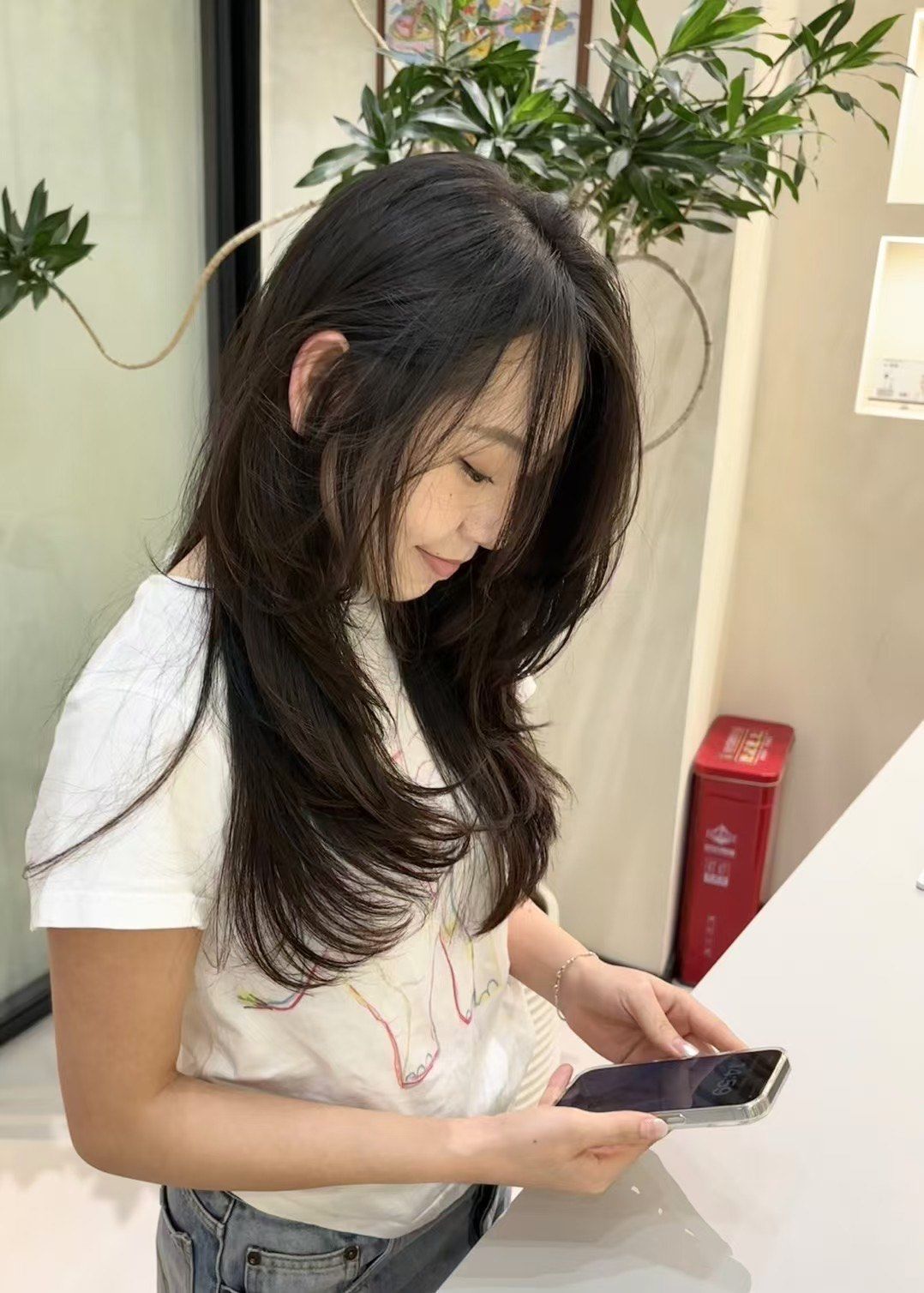 女生中长发发型