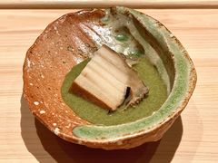 煮鲍鱼配鲍鱼肝酱-鮨然(然寿司钱粮胡同店)