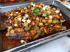 宫保鸡丁烤鱼（清江鱼/斤）-锦尚阁烤鱼•天津菜(宣武门胡同店)