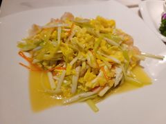 韭黄虾仁炒滑蛋-潮人姐妹轩(海宁路店)