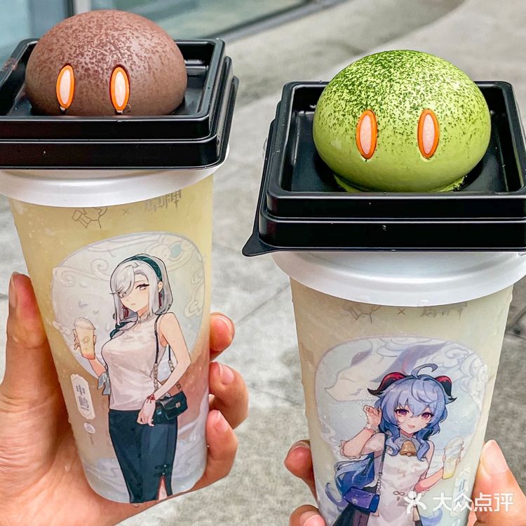 喜茶✖️原神2.0惊艳到了！！史莱姆拿捏住...