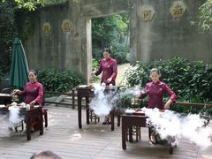 茶艺表演-十八棵（老龙井）御茶园(老龙井店)