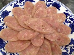 自制蒜肠-燕北云山·农家菜·灶台鱼(密云溪翁庄店)