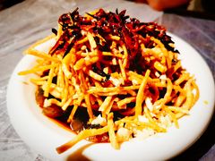 皮蛋拌馓子-霄汉羊排(万松园一店)