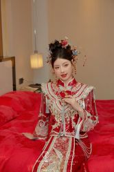 -桃子造型婚纱礼服(凤起广场店)