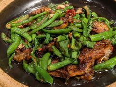 土猪肉炒辣椒-鸽子窝(青塔店)
