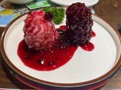 蓝莓山药-七菜馆·东北菜·蒸饺(文体路店)