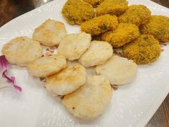 藕饼拼墨鱼饼-大门水乡·顺德菜