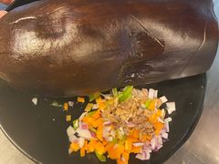 烤茄子-一心串烧·延边料理朝鲜族风味烧烤