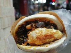 蛋菜夹馍-老马家马蓉蛋菜夹馍·腊牛肉夹馍(回民街店)