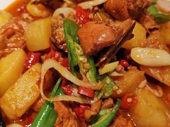 新疆沙湾大盘鸡-巴依老爷新疆美食(清华东门店)