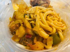 大盘鸡拌面-北大家园食堂