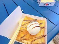 香草冰淇淋厚吐司-阿信厚吐司(曾厝垵店)