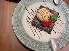 巧克力布朗尼蛋糕-Bistro Les Lilas丁香花小酒馆