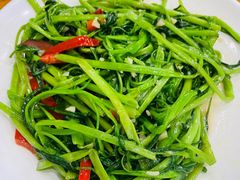 椒丝腐乳空心菜-潮粥馆(长江花园店)
