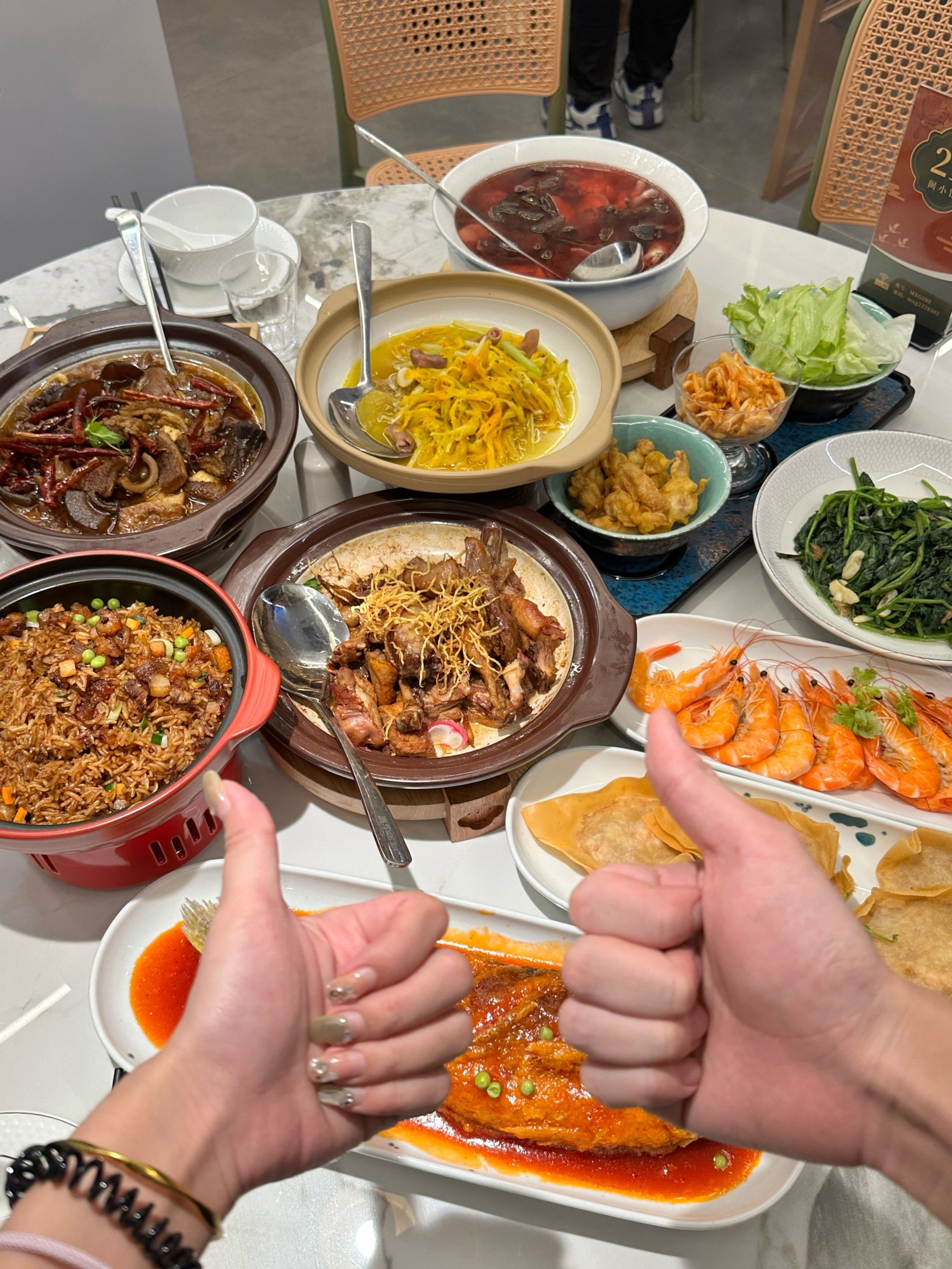 男朋友家人第一次请吃饭 大家看看什么水平