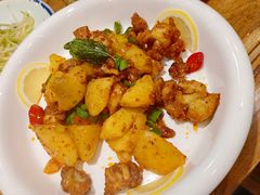 蒜香脆皮鸡-海富荣·锅贴·陕菜家常菜(阳光城店)