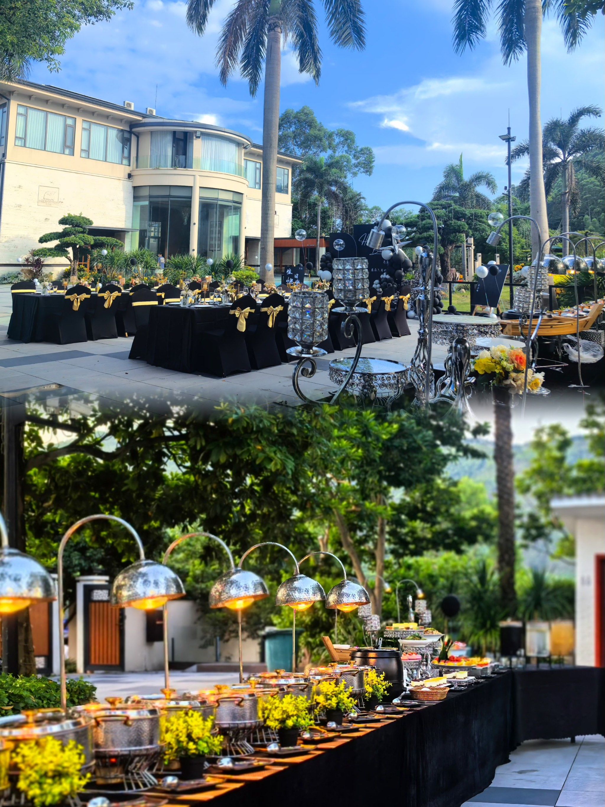 在广州花都区租一栋别墅,搞户外生日派对活动