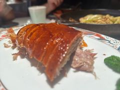 现场片皮鸭-在前门·烤鸭北京菜(五月花广场店)