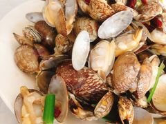 辣炒蛤蜊-1910老鲁味海鲜·戳子肉·青岛菜(金沙滩店)