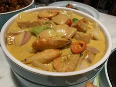 九层塔咖喱大虾-径山十八道·风味民间菜(杭州总店)