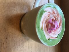 桃红抹茶拿铁-星巴克(天津鲁能中心第三店)